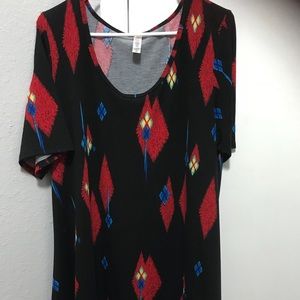 LuLaRoe 2XL perfect geometric print